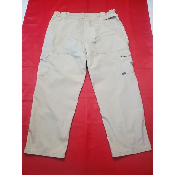 5.11 Tactical Men's Cargo Pants Beige Rip Stop Material Size 40x29 Survival - Picture 2 of 9